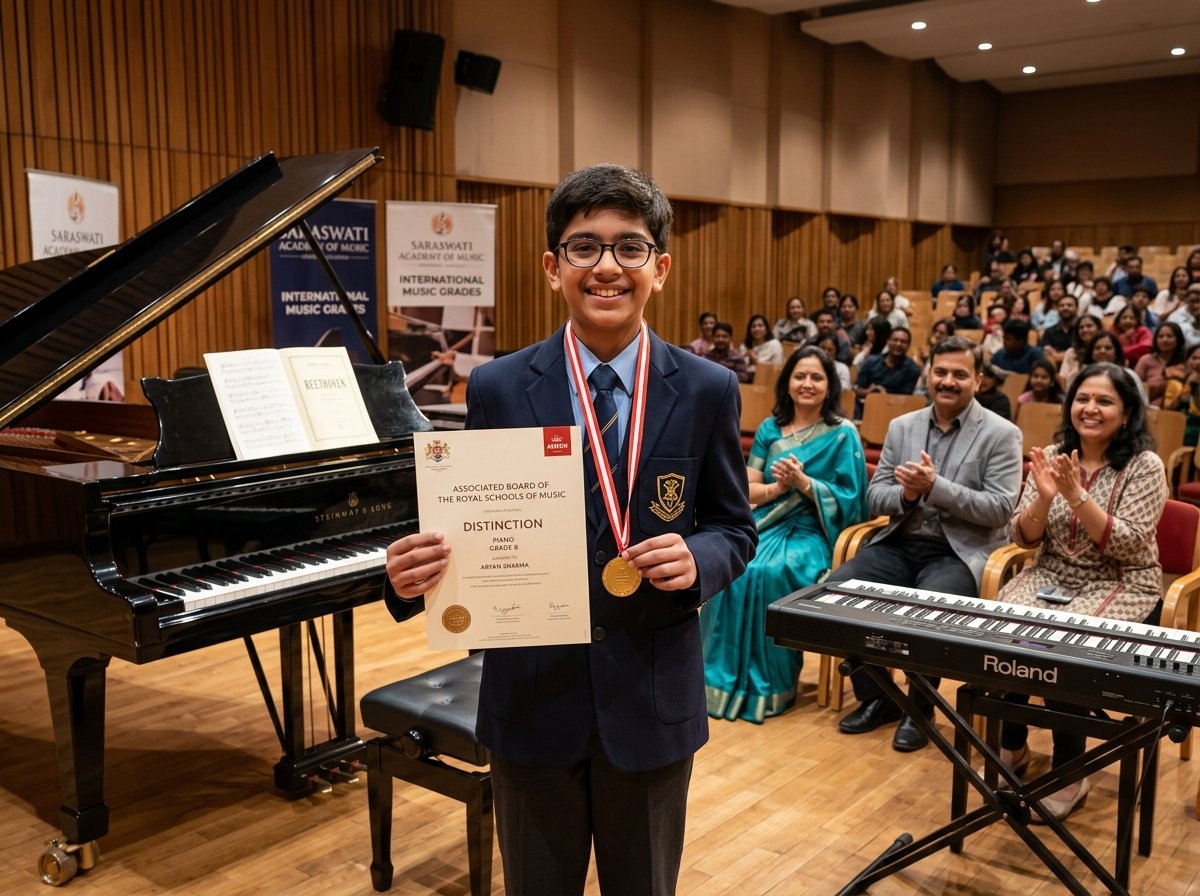Trinity College London Music Grade Examinations Distinction Student